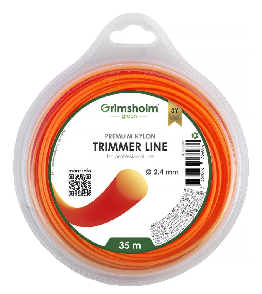 Kjøp Grimsholm Trimmertråd rund, 2,4 mm, 35 m