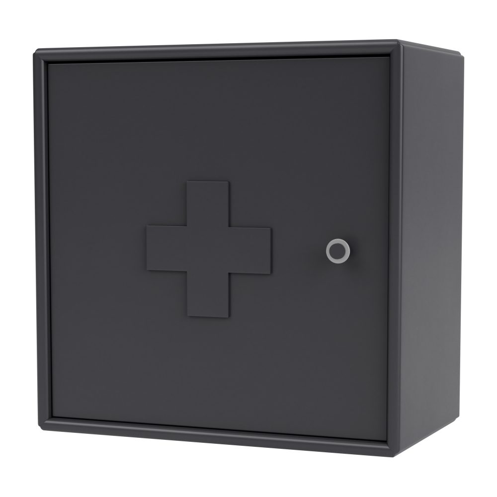 AID medicinskåp 35,4x35,4 cm, Anthracite
