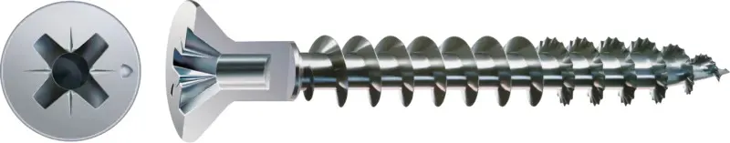 SPAX 0271010450405 Träskruv TFX, FZB, MED HÅL, ETA12/0114 4,5 x 40 mm, 500-pack - Bild 2