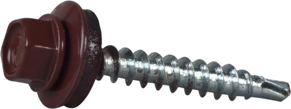ESSVE 10563232 Farmarskruv 4,8 x 35 mm, borrspets, 2250-pack Tegelröd
