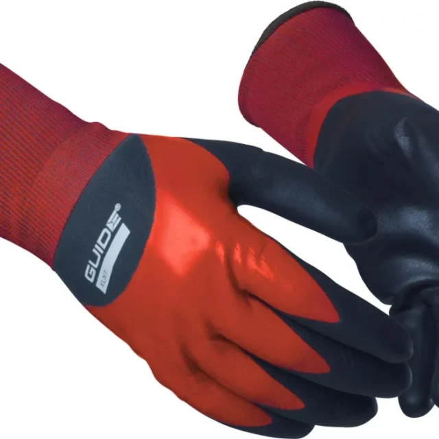 Guide Gloves 9503 Handske nitrildopp, oljegrepp, touch 9
