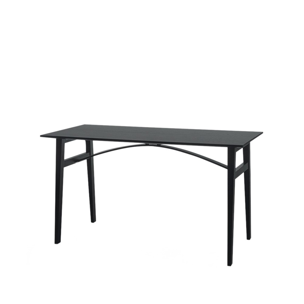 Brygga matbord, Ask svartbets 150x75 cm