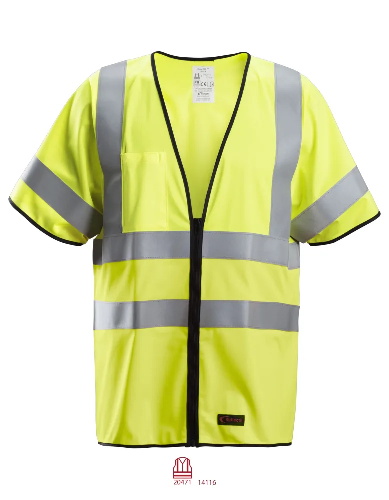 Snickers Workwear 4361 ProtecWork Väst varsel, gul S