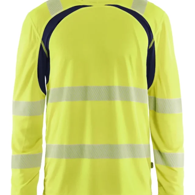 Blåkläder 359910135599L T-shirt varsel, röd/svart Röd/svart