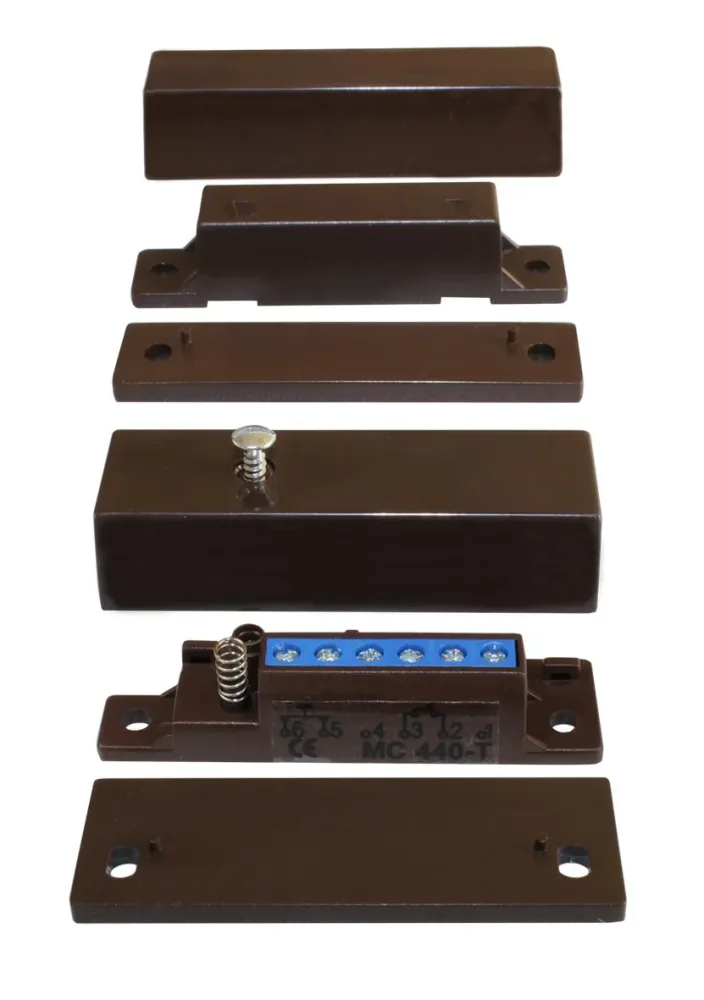 Alarmtech MC 440-TB Magnetkontakt utanpåliggande, 1 öppnande kontakt Brun - Bild 2