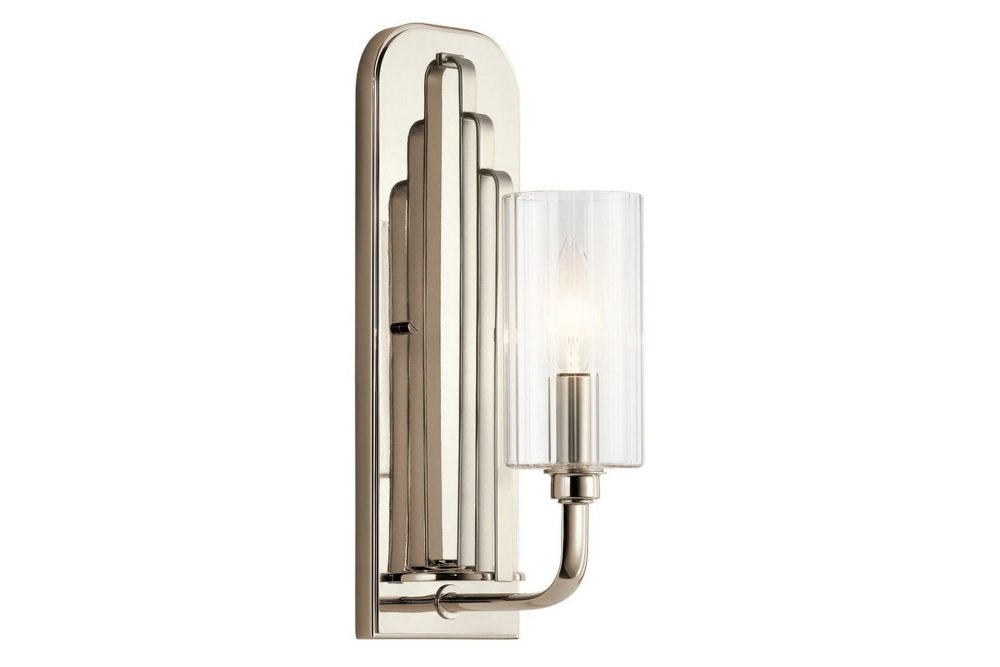 Vägglampa Kichler Kimrose Polerad Nickel