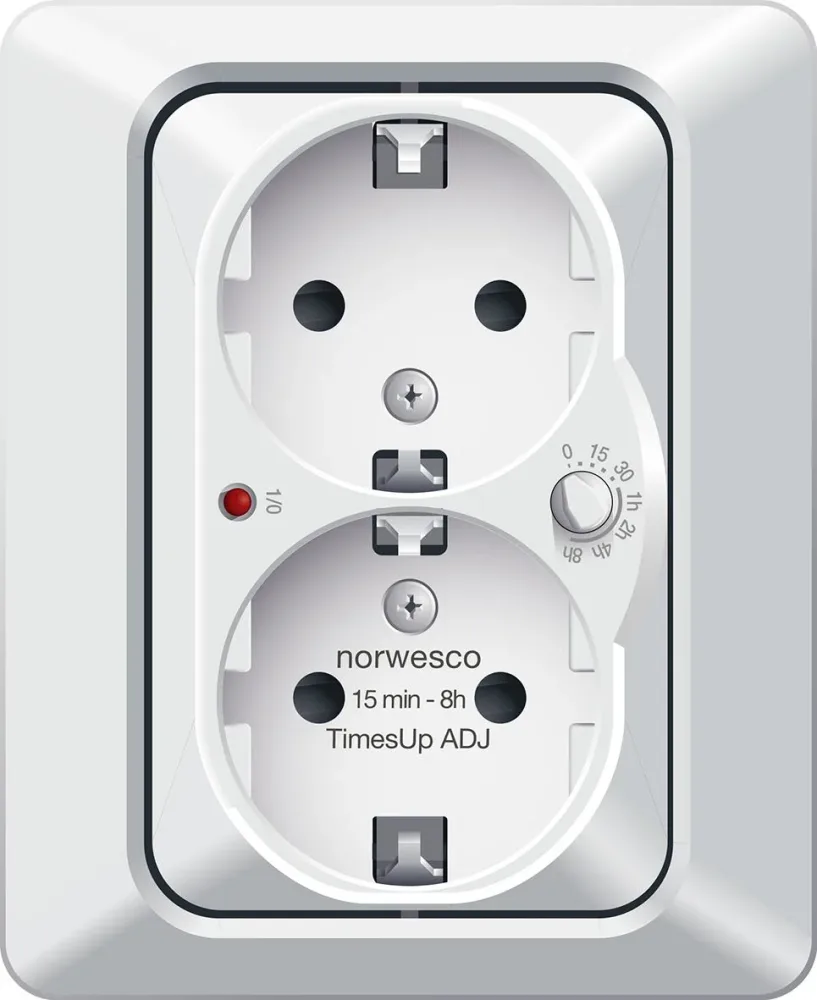 Norwesco 697202 Timeruttag 2-vägs, 16A Fix