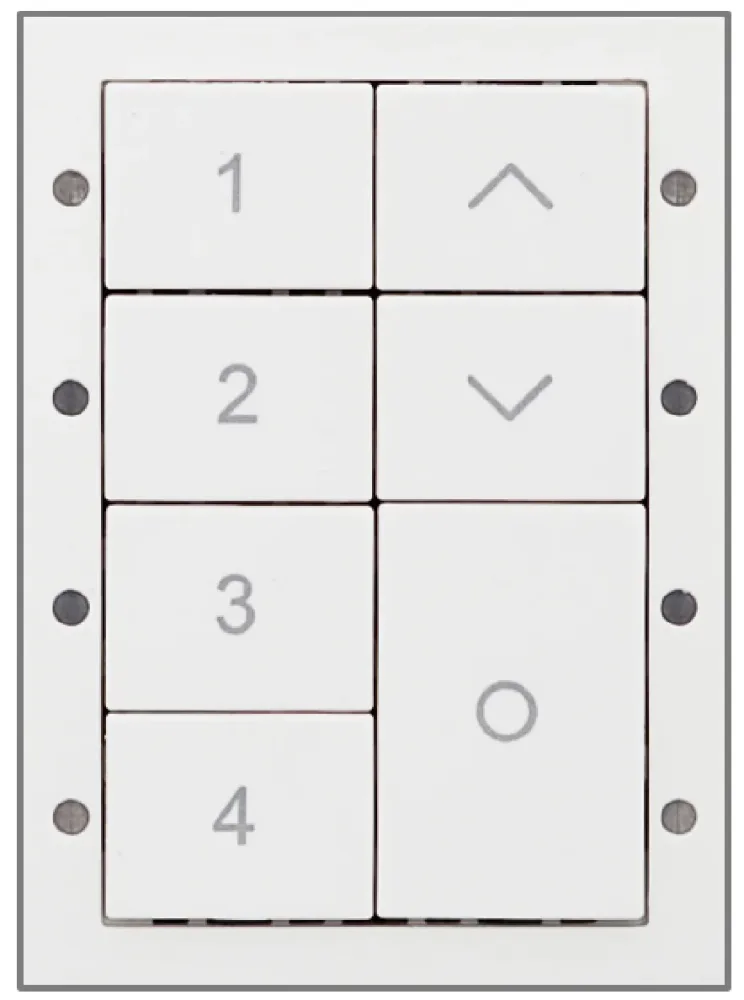 Helvar 135W Panel 7 knapp, scener