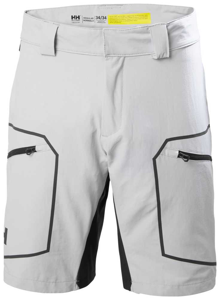 HP HELLY HANSEN RACING DECK SHORTS GREY 33