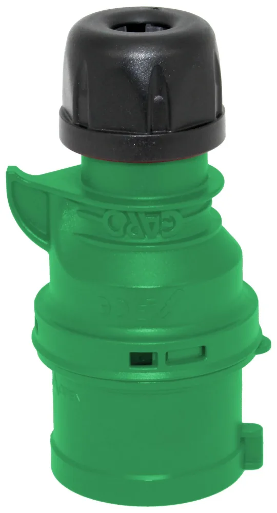 Garo P 432-5 S Stickpropp IP44, 5-polig, 32A Svart, 5 h