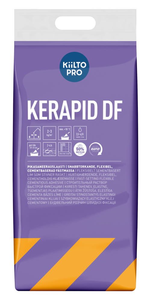 FÄSTMASSA KIILTO PRO KERAPID DF 15KG