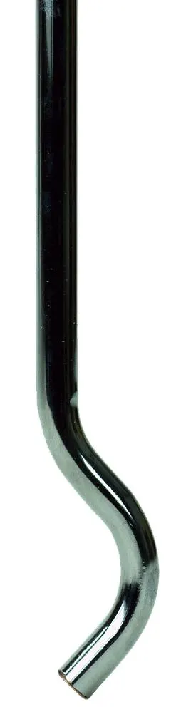 Trio Perfekta 3006008202 Förbigångsrör kromat, S-bockat, halvhårt, 1 m 12 mm - Bild 2