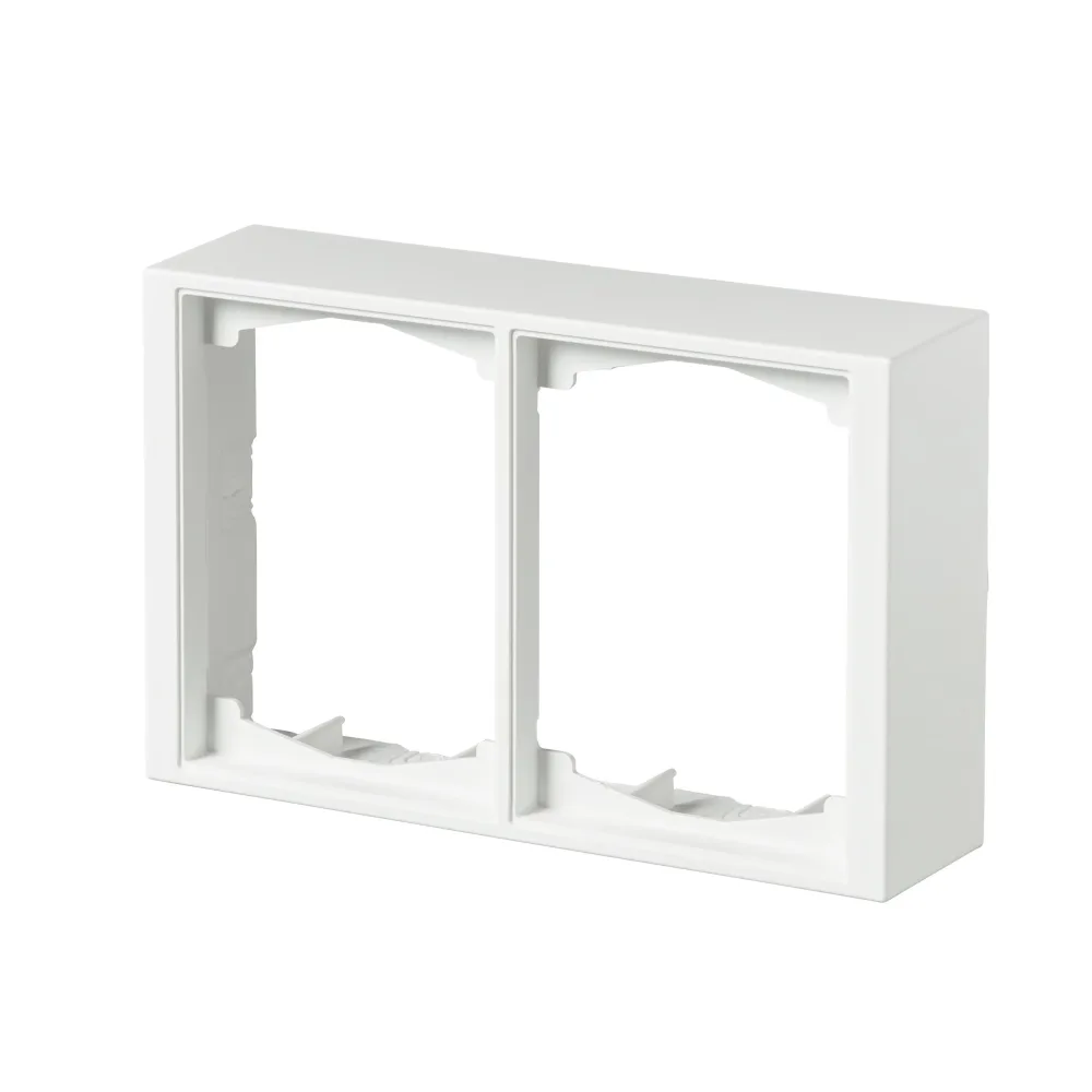 ABB 1721S100-884 Förhöjningsram 100 x 40 mm, vit 1-fack - Bild 2
