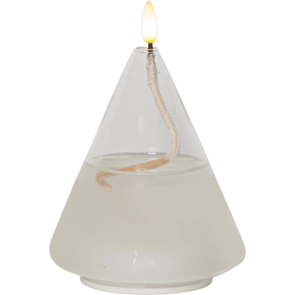 Ljuslykta Flamme Float 155mm, Transparent