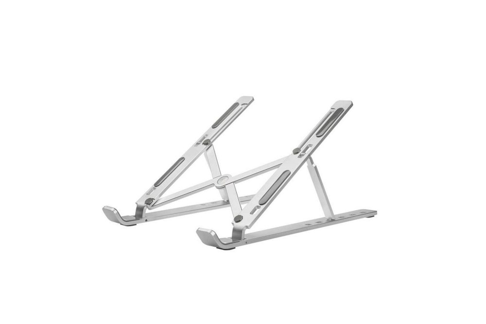 Laptopställ Desire2 Vikbart X-format Aluminium Silver