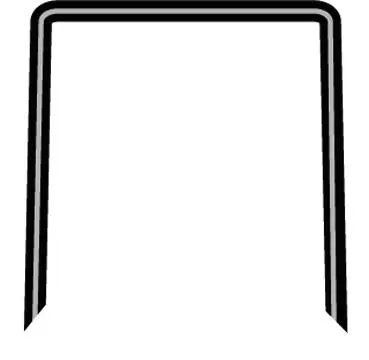 Rapid Nr 140 Bredtrådsklammer galvaniserat stål 6 mm, 5000-pack