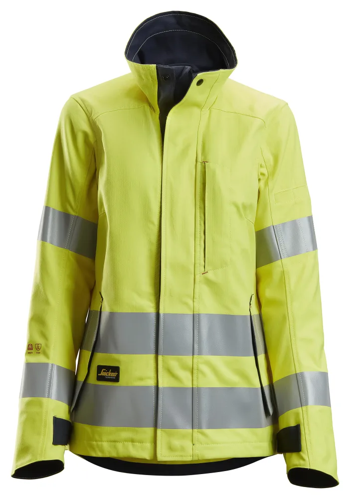 Snickers Workwear 1567 ProtecWork Jacka varsel, gul S