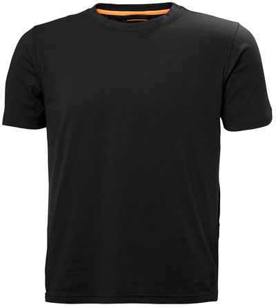 T-SHIRT HELLY HANSEN CHELSEA EVOLUTION, POLYBOMULL SVART STL XL