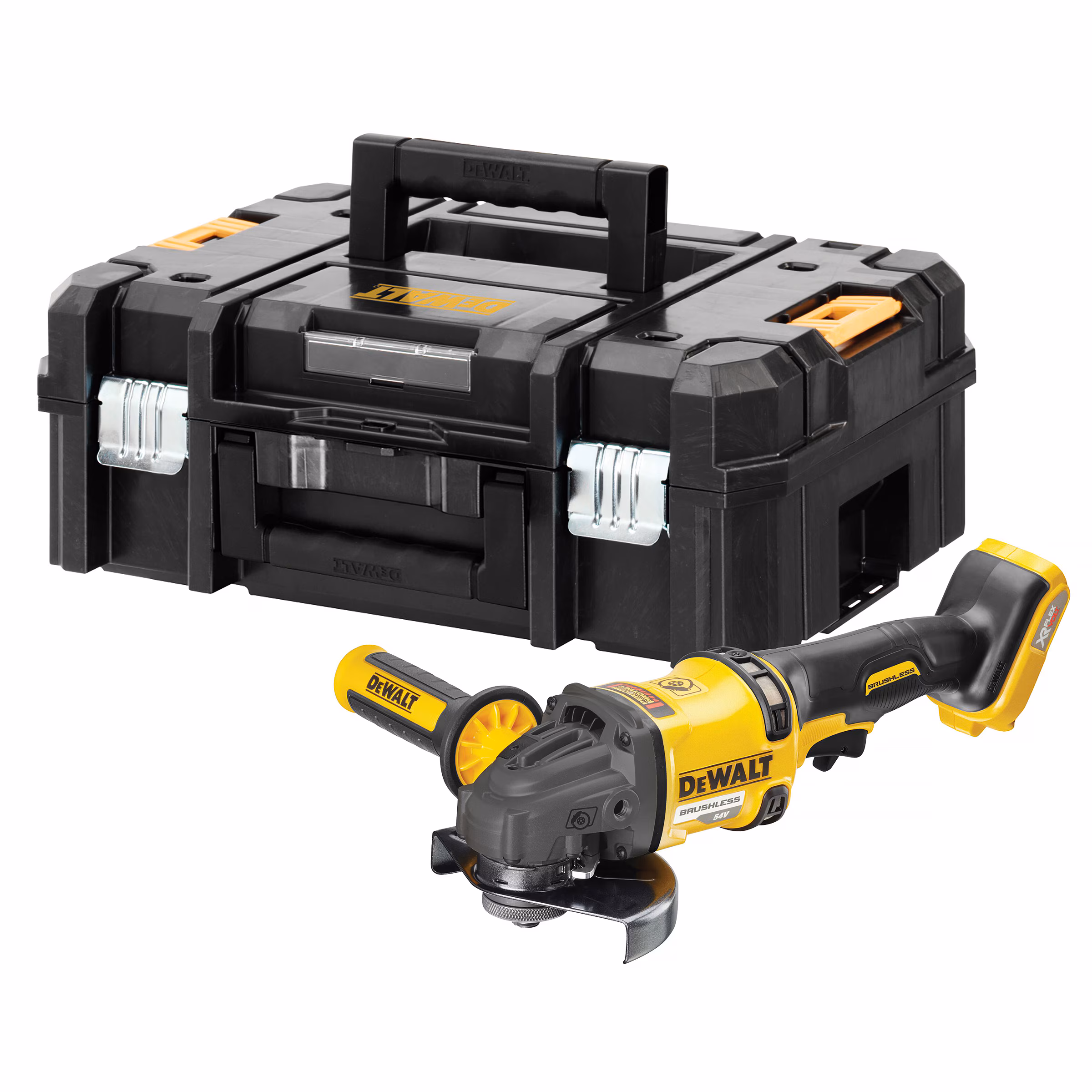 Kjøp Dewalt Vinkelsliper XR 54V, DCG418NT, uten batteri & lader