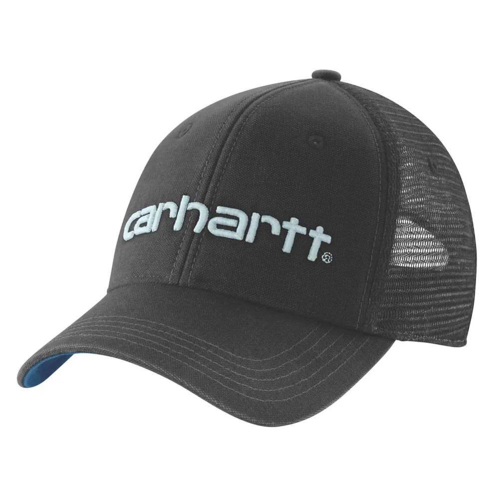 Carhartt Canvas Mesh-back Logo Graphic Cap Keps Svart - Bild 2