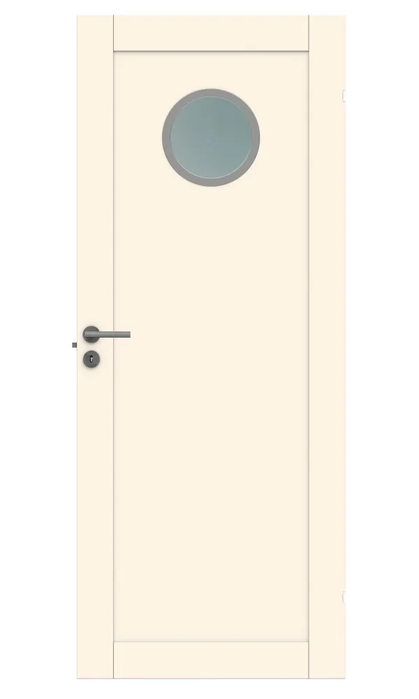 Swedoor Unique GWA 01L 130 Innerdörr vitpigmenterad ek 825x2040 mm
