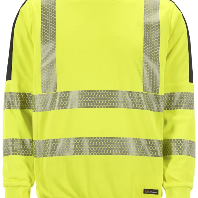 L.Brador 6124P Varseltröja hi-vis gul/svart, klass 3 5XL