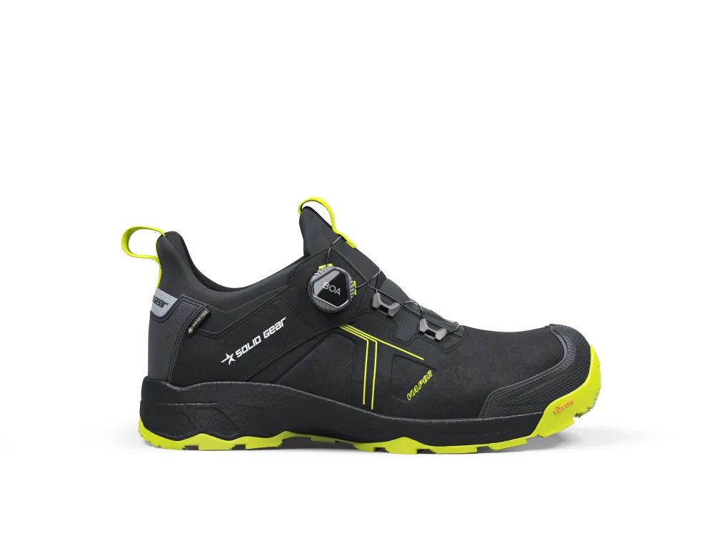 Solid Gear VAPOR 3 Skyddssko svart/grön 37