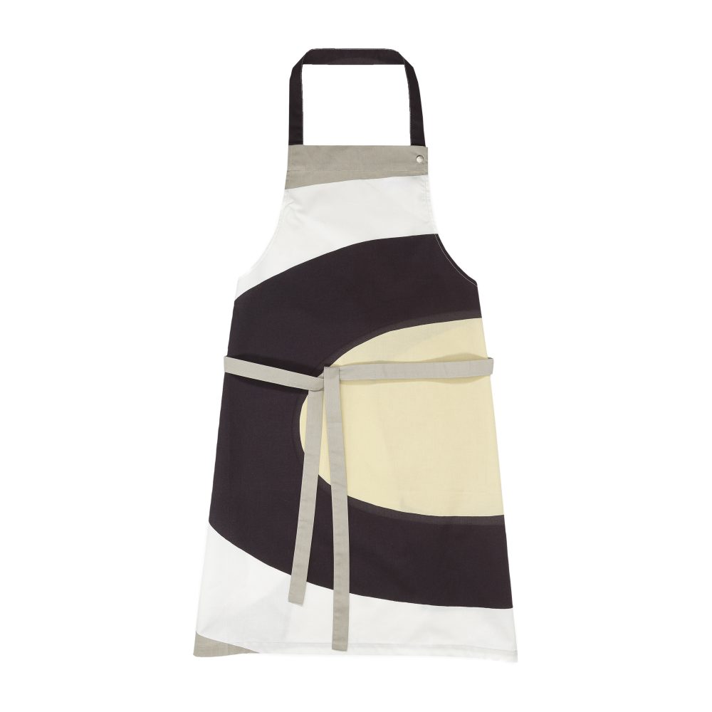 Melooni förkläde, grå-vit-beige
