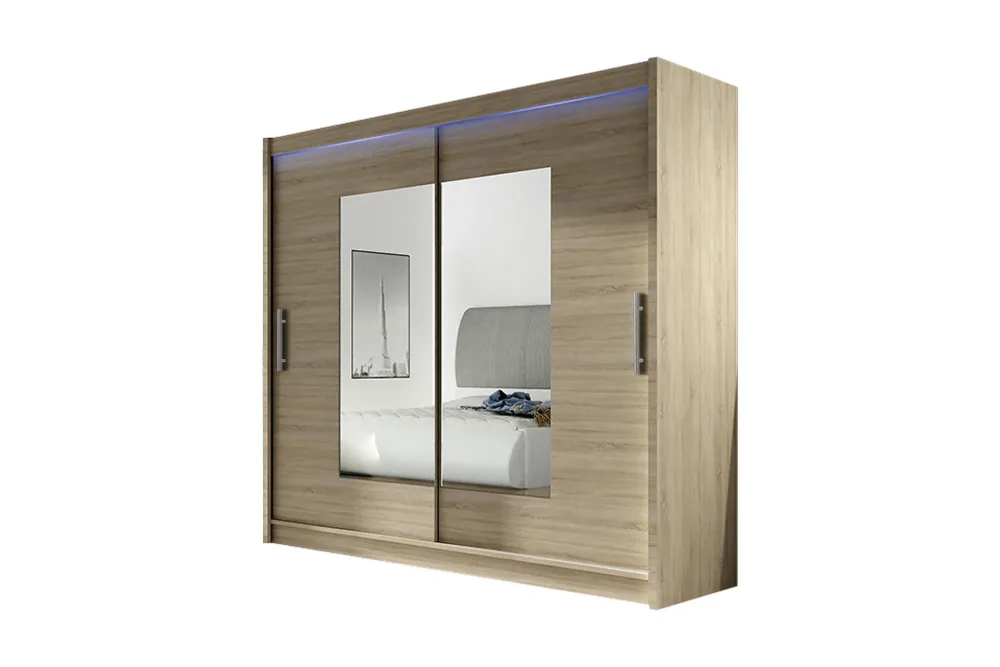 Garderob London 180x57x215 cm