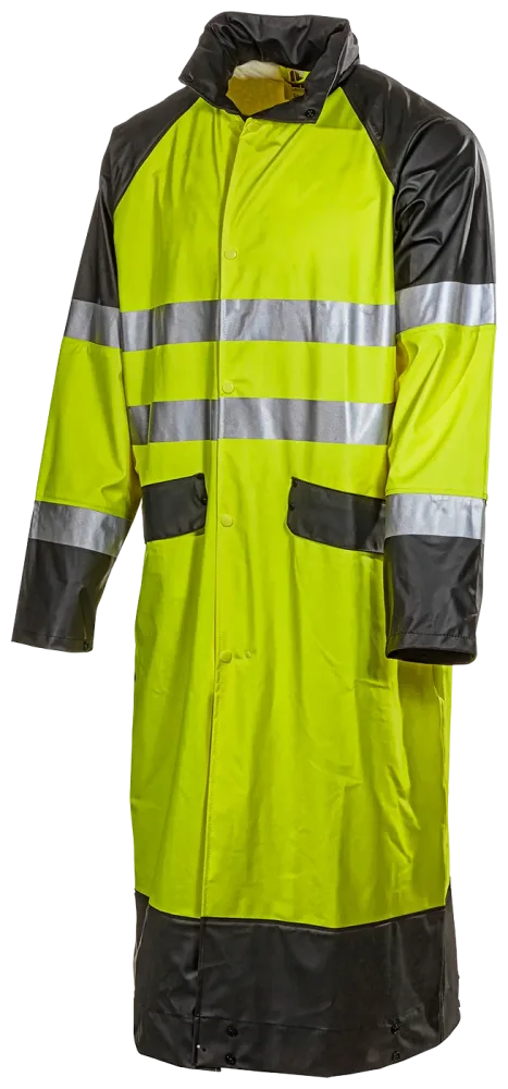L.Brador 914PU Regnjacka hi-vis gul, klass 3 XXL