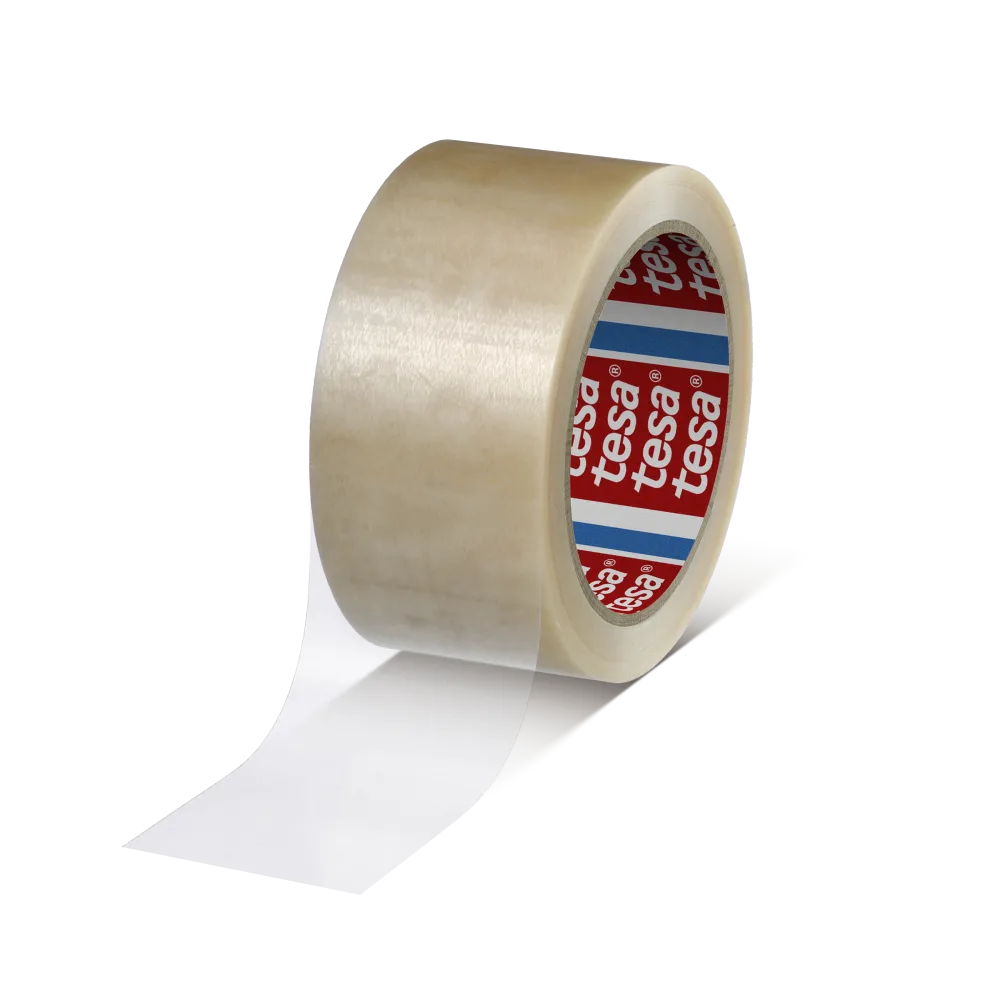 Tesa 4120 Packtejp PVC, transparent, 66 m x 12 mm