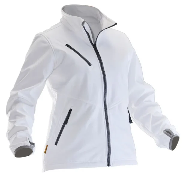 Jobman 1203 Softshelljacka vit XL