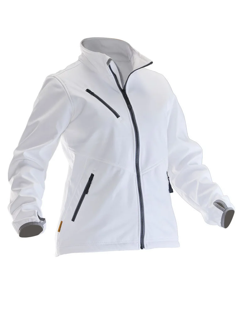 Jobman 1203 Softshelljacka vit XL