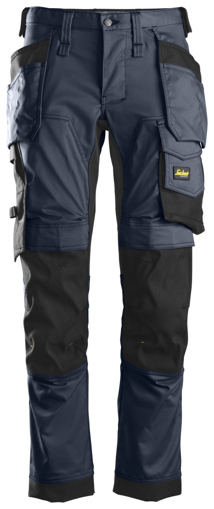 ARBETSBYXA SNICKERS WORKWEAR STRETCH HF AW, MARIN/SVART 156