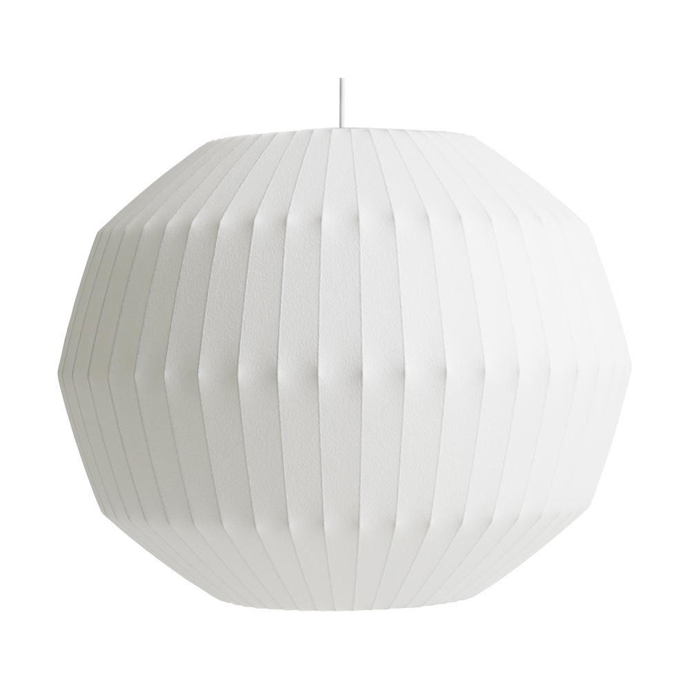 Nelson Bubble Angled sphere pendel L, Off white