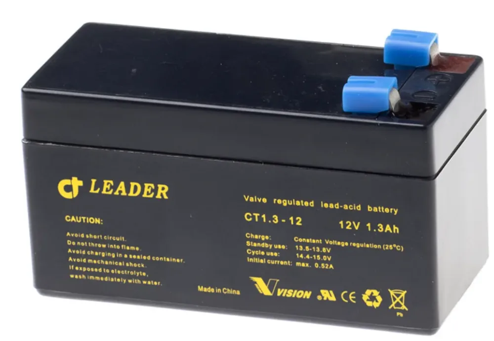 Leader CTG25-12 Blybatteri Leader 12V 175x166x125 mm, 25Ah