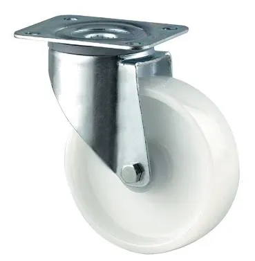Tente 3430POO065P60 Länkhjul nylon, platta 95x70 mm, 65 mm