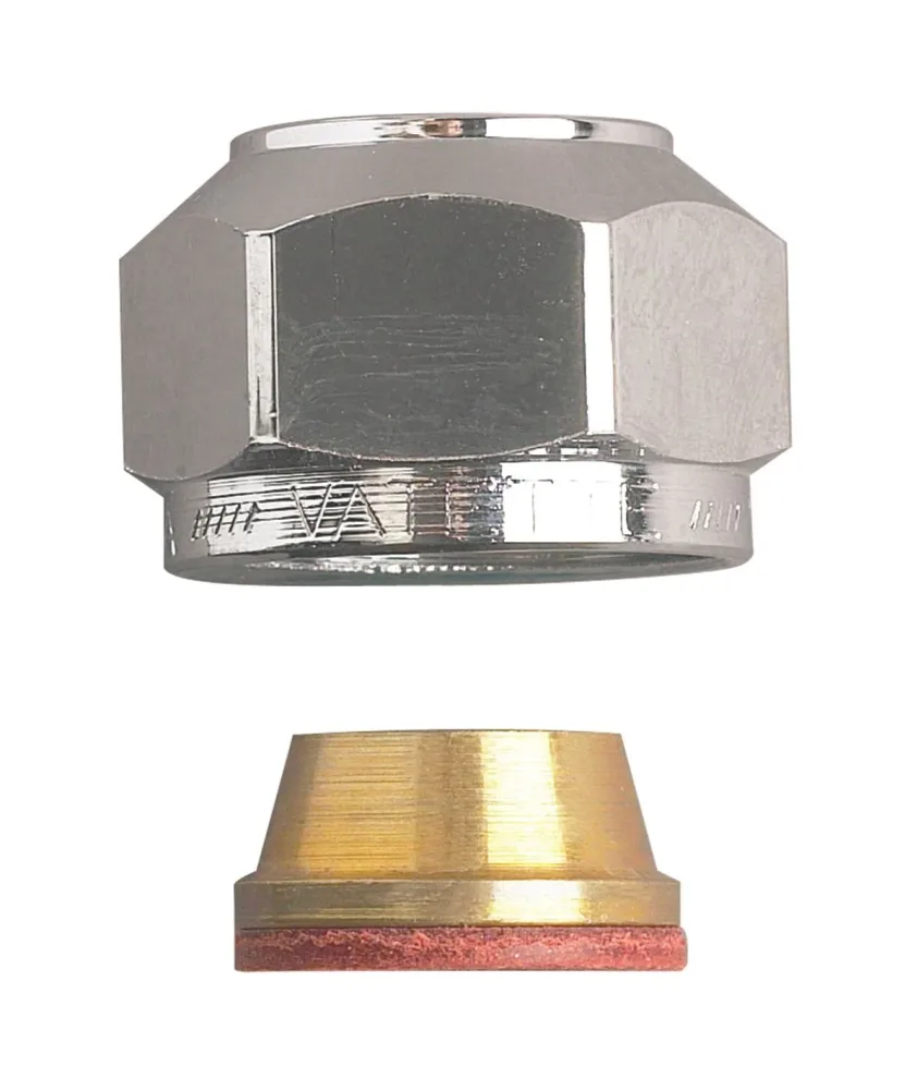 Vatette FG039500420 Halvkoppling förkromad, inv gänga 12 mm x G15 - Bild 2