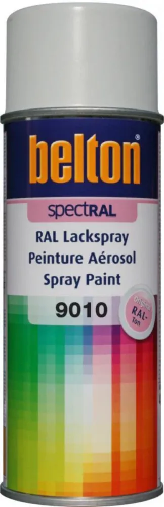 Sprayfärg Vit, Ral 9010, Halvblank, 400ml