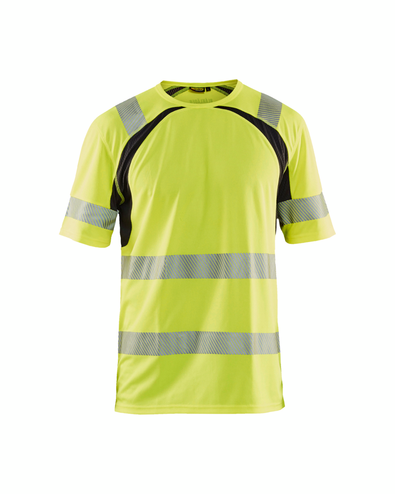 T-SHIRT 33971013 BLÅKLÄDER GUL/SVART XXL
