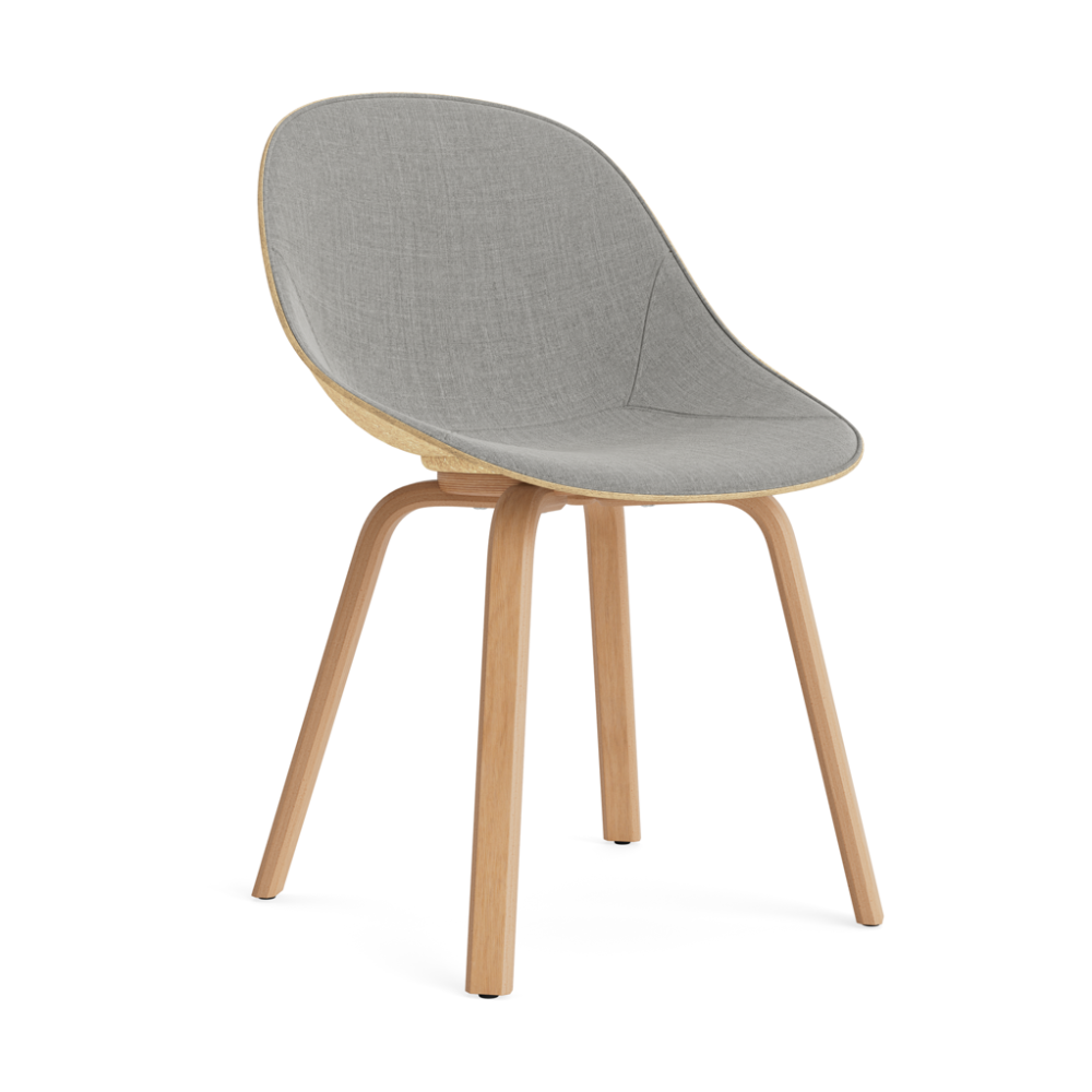 Mat Chair stol framsideklädd, Remix 133-hemp-beech