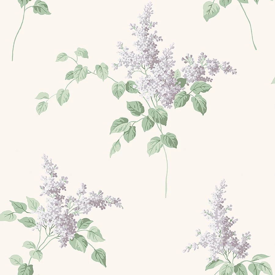 Tapet Falsterbo III Lilacs 7668 Lila Blommig - Bild 2