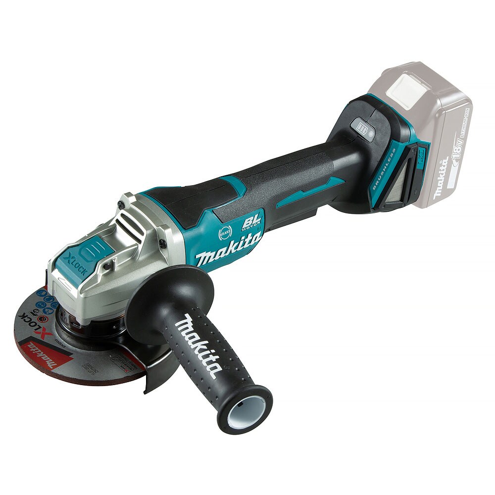 Kjøp Makita Vinkelsliper LXT DGA520ZX1, X-Lock padle, 125 mm