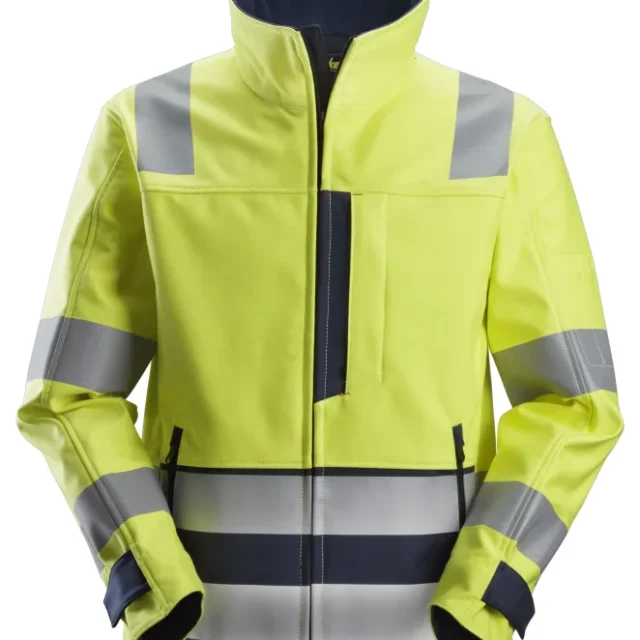 Snickers Workwear 1260 ProtecWork Softshelljacka varsel, gul L
