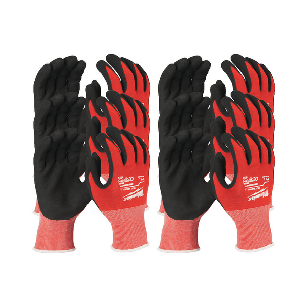 HANDSKE MILWAUKEE 1 L/9 12PAR, KATEGORI 1