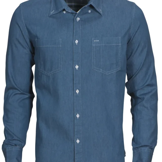 James Harvest Jupiter Skjorta Svart denim Svart