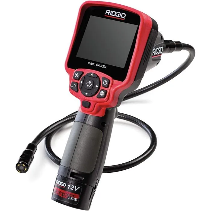 Ridgid Micro CA-350x Videoskop med batteri och laddare