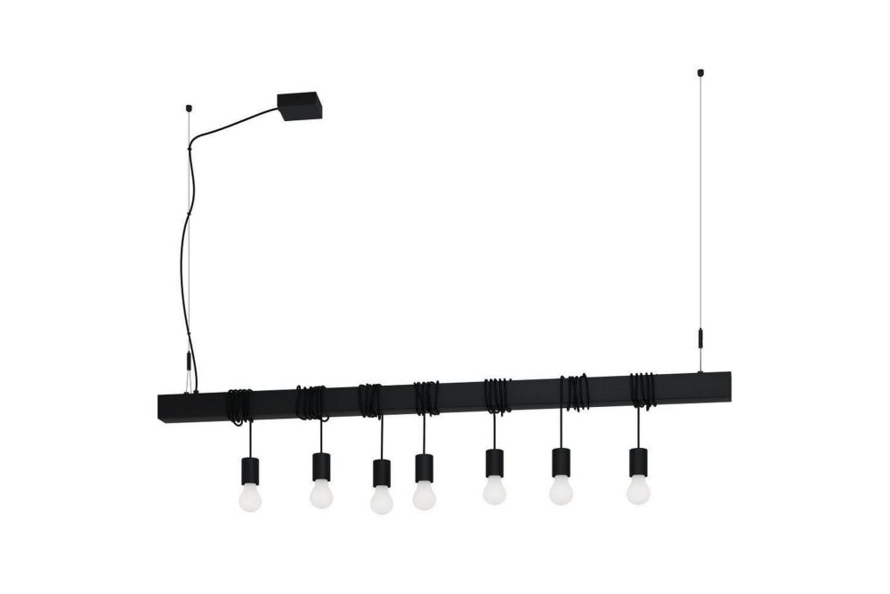 Takpendel Eglo Townshend-B Svart 7 Lampor