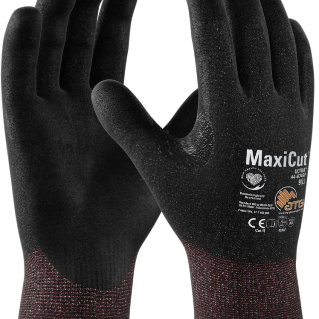 ATG MaxiCut Ultra F 44-6745F Skärskyddshandske svart 7