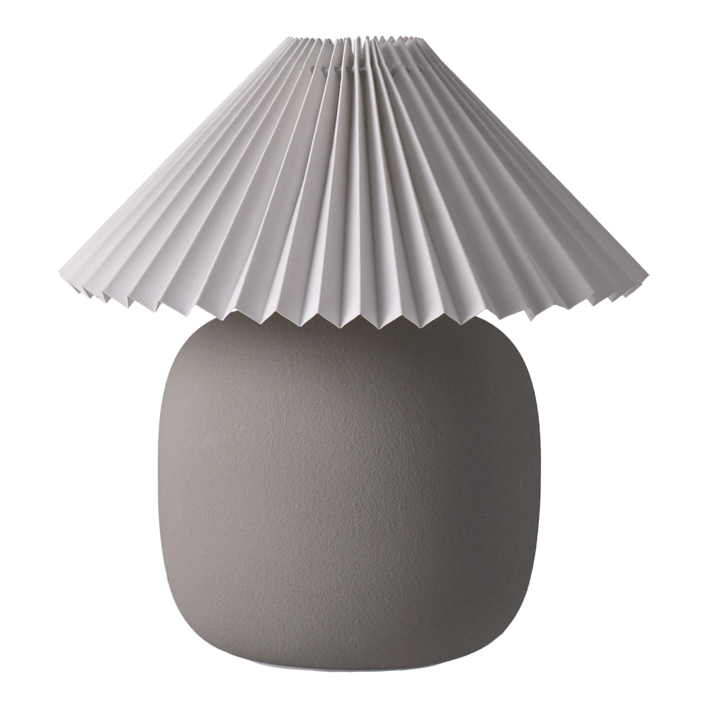 Boulder bordslampa 29 cm grey-pleated white